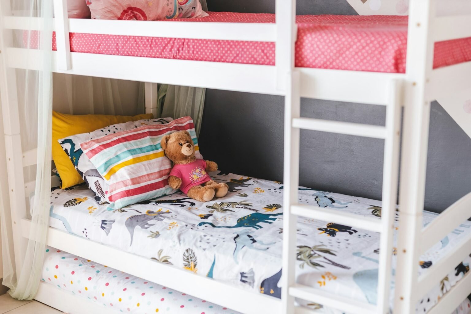 Childrens bunk bed assembly