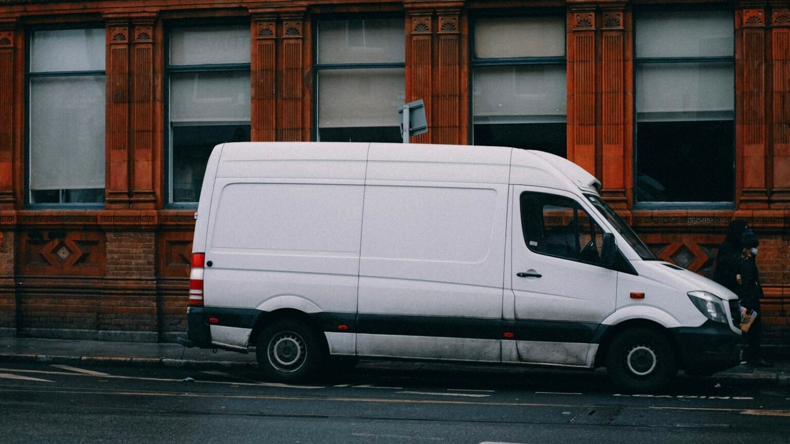 Removal van london street